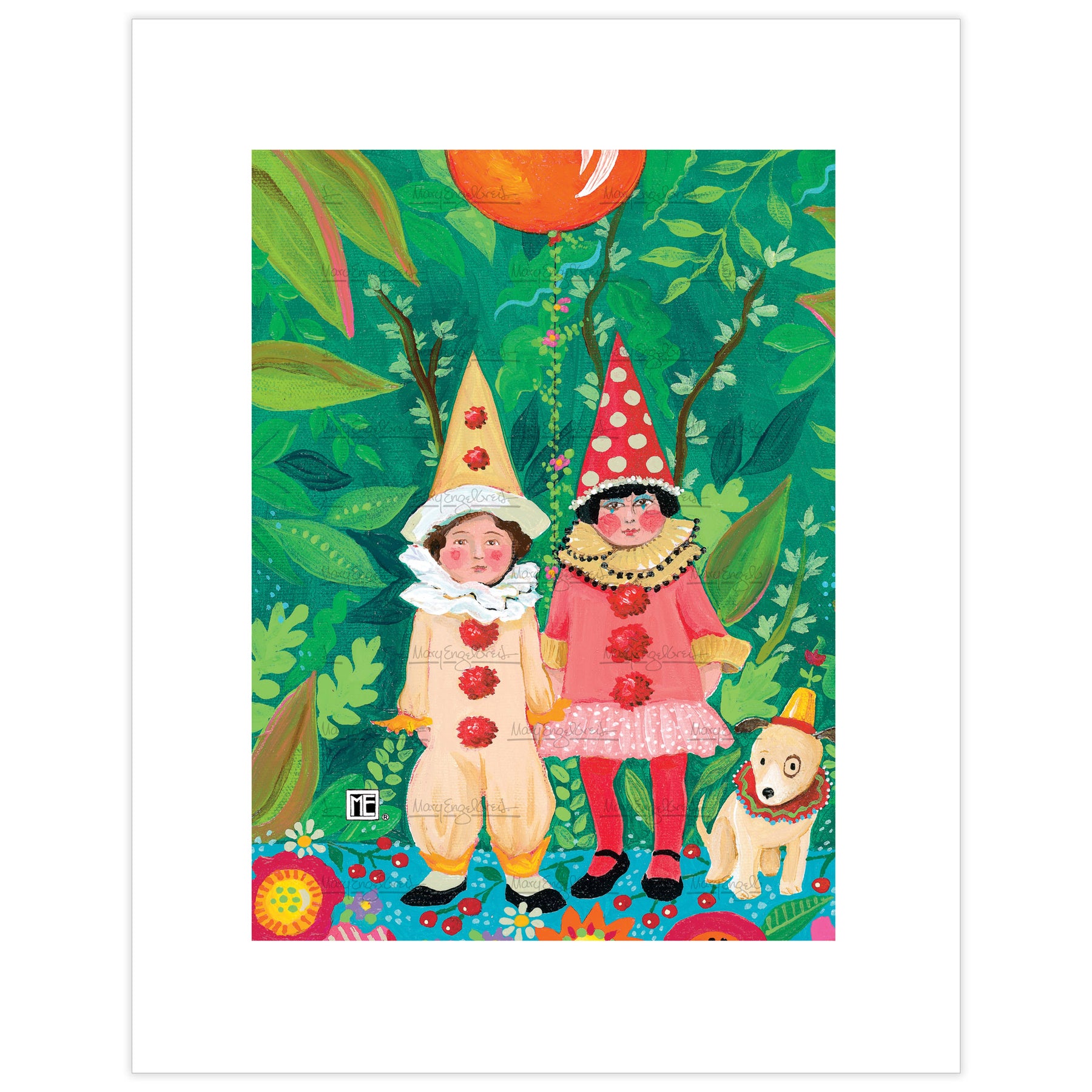 Circus Clowns Fine Art Print