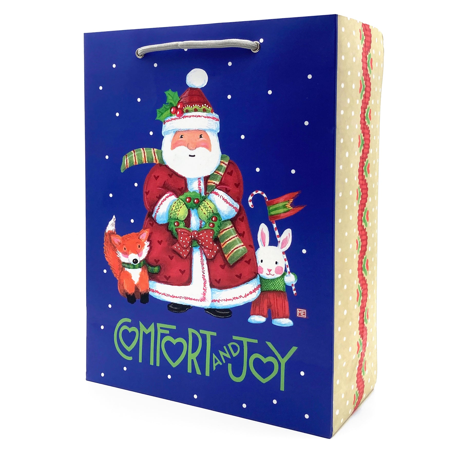 Super Cute Santa with Animals Gift Bag