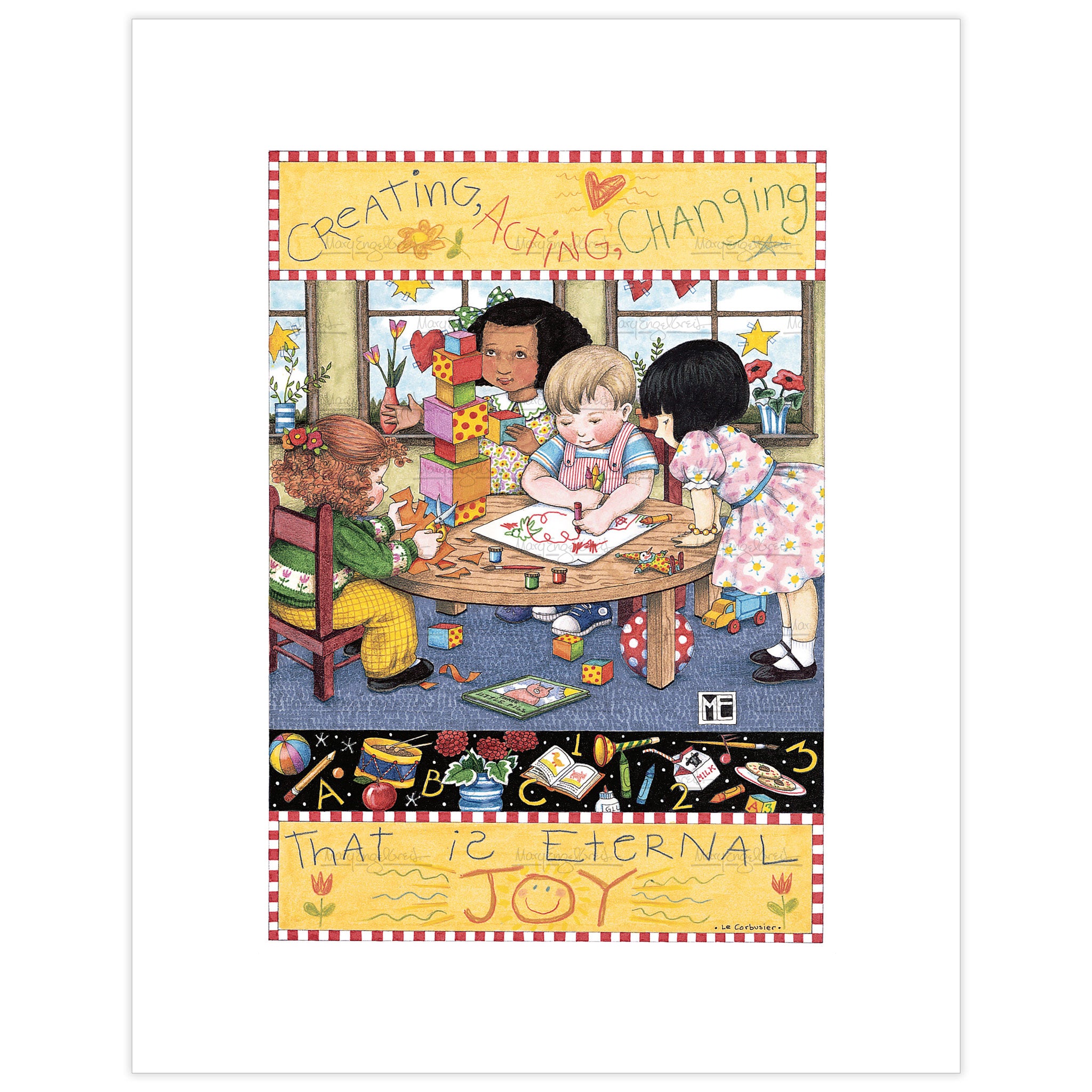 Creating Acting Fine Art Print