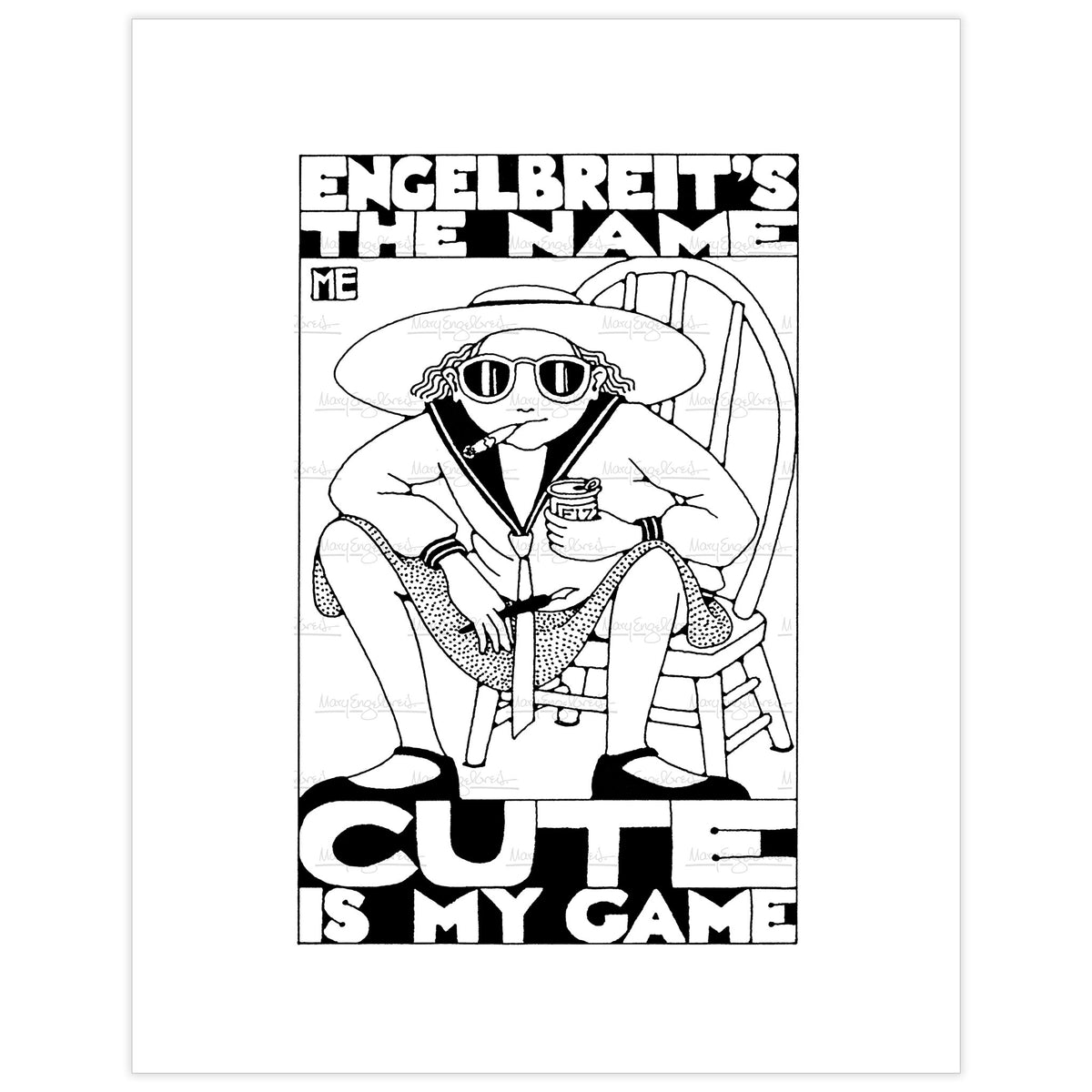 Cute Is My Game Fine Art Print