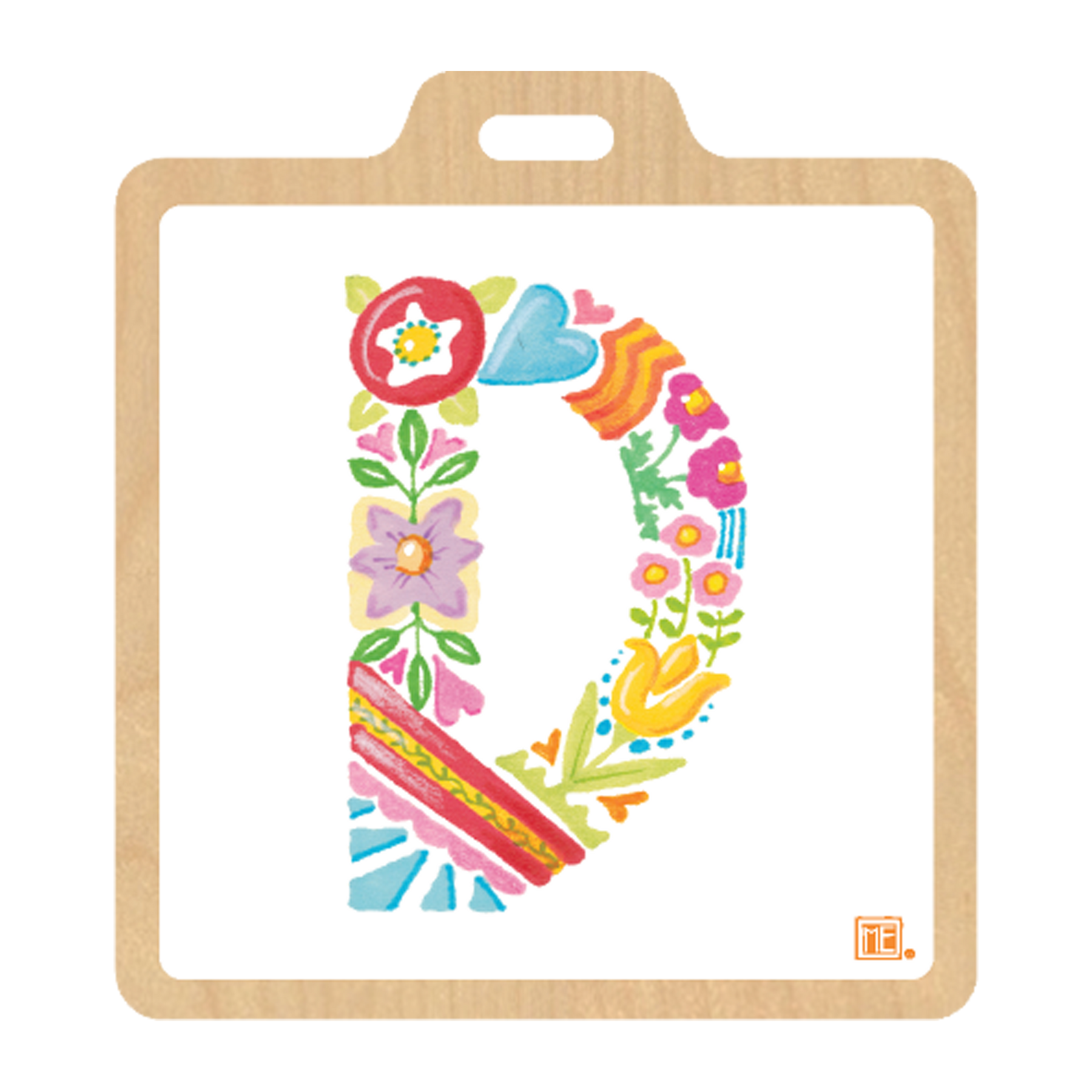 Alphabet Garden Luggage Tag Collection