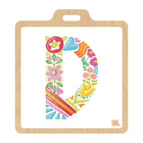 Alphabet Garden Luggage Tag Collection