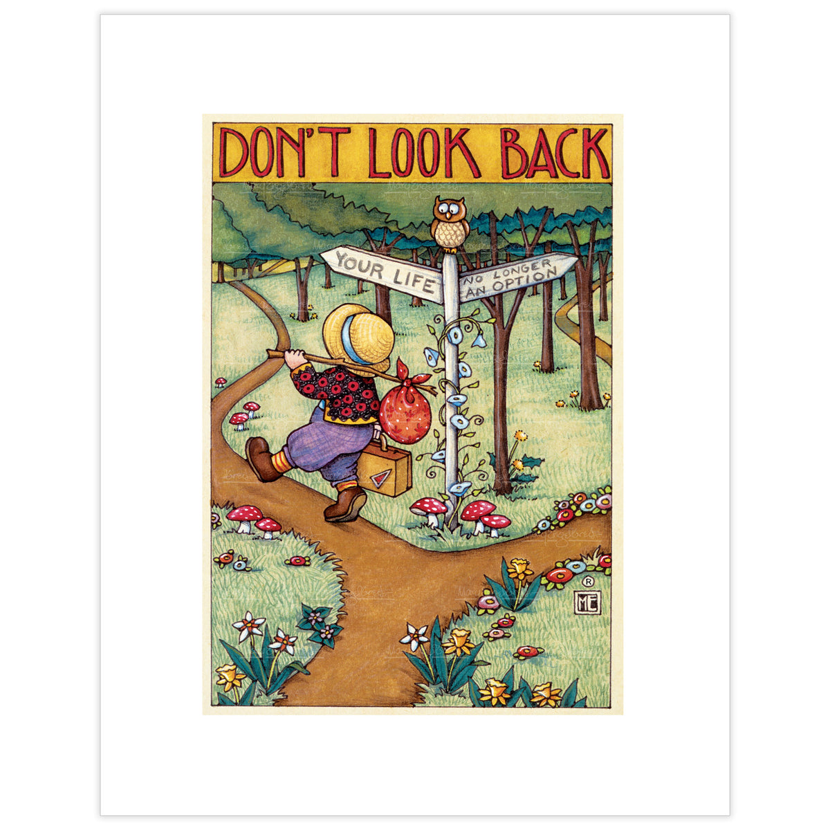 Don't Look Back Fine Art Print