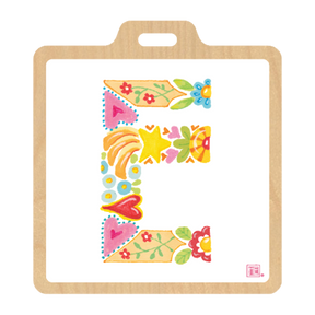 Alphabet Garden Luggage Tag Collection