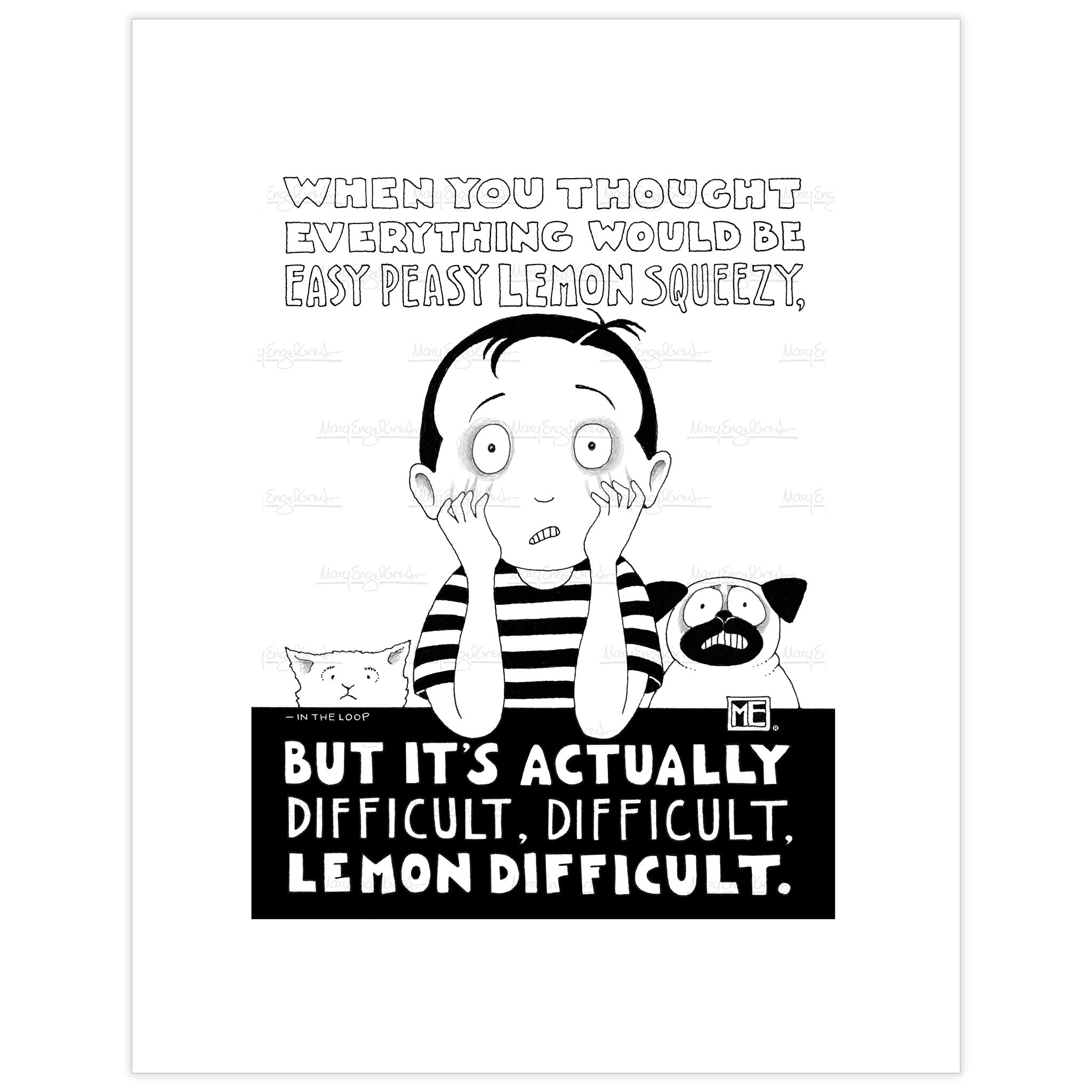 Easy Peasy Fine Art Print