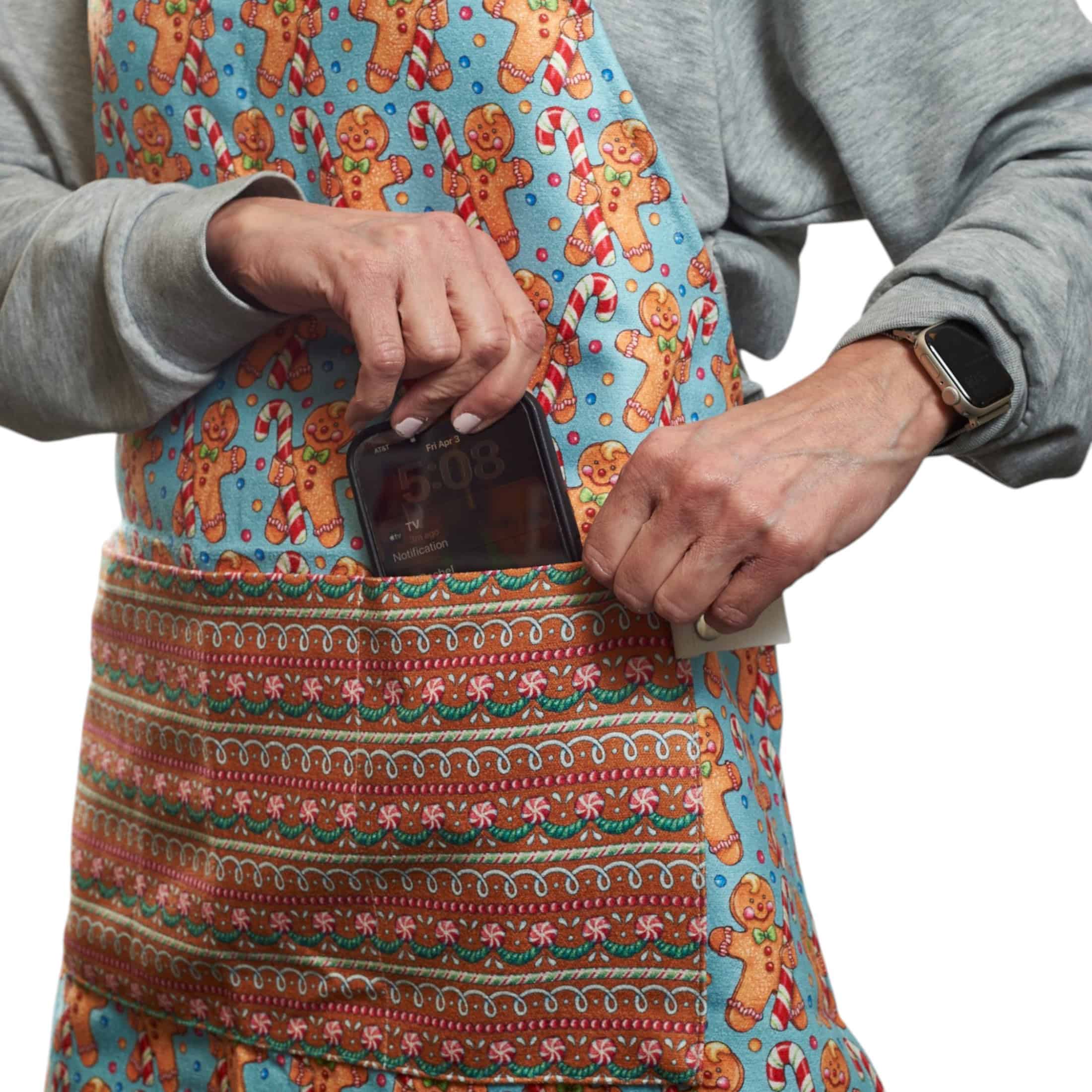 Gingerbread Attach and Go Apron