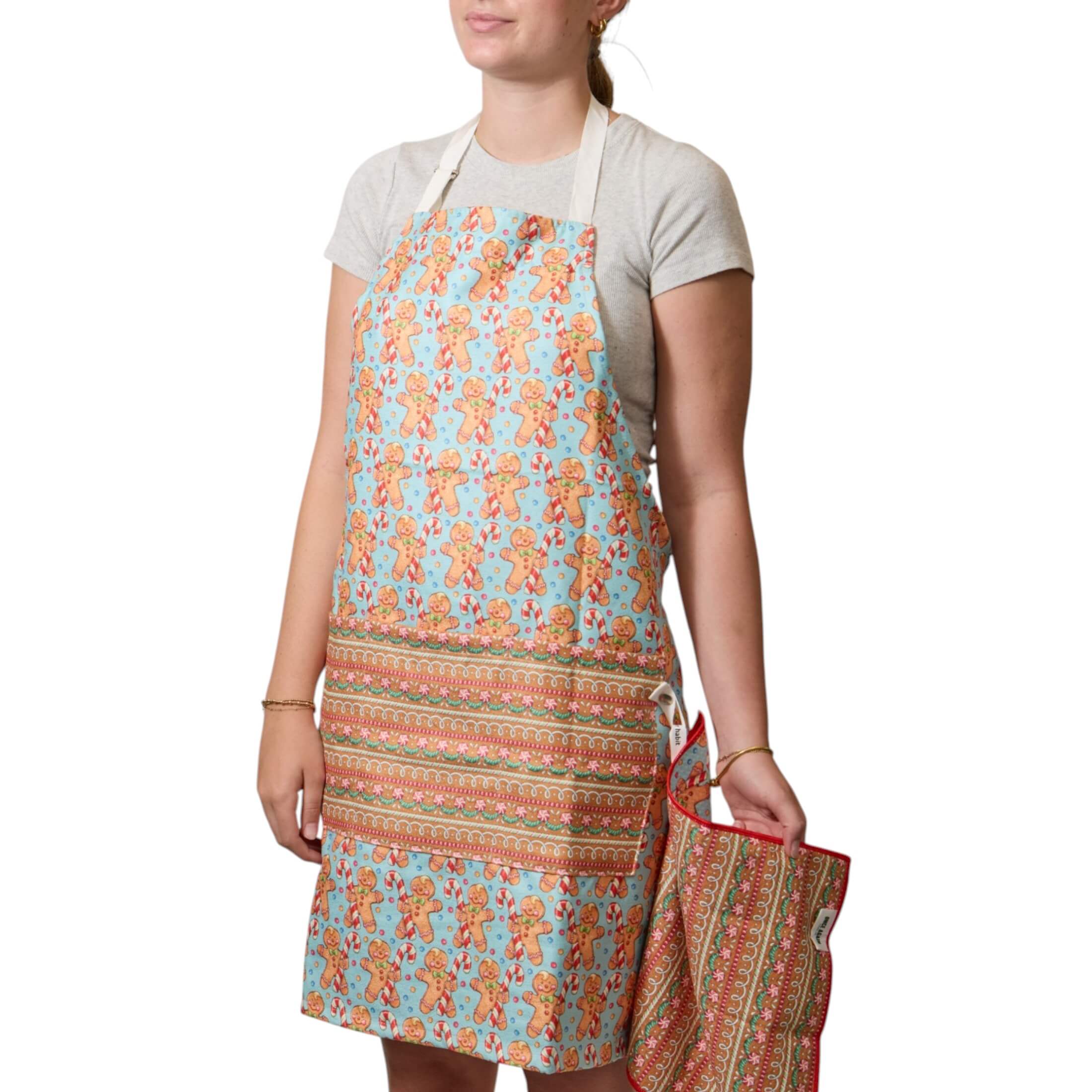 Gingerbread Attach and Go Apron