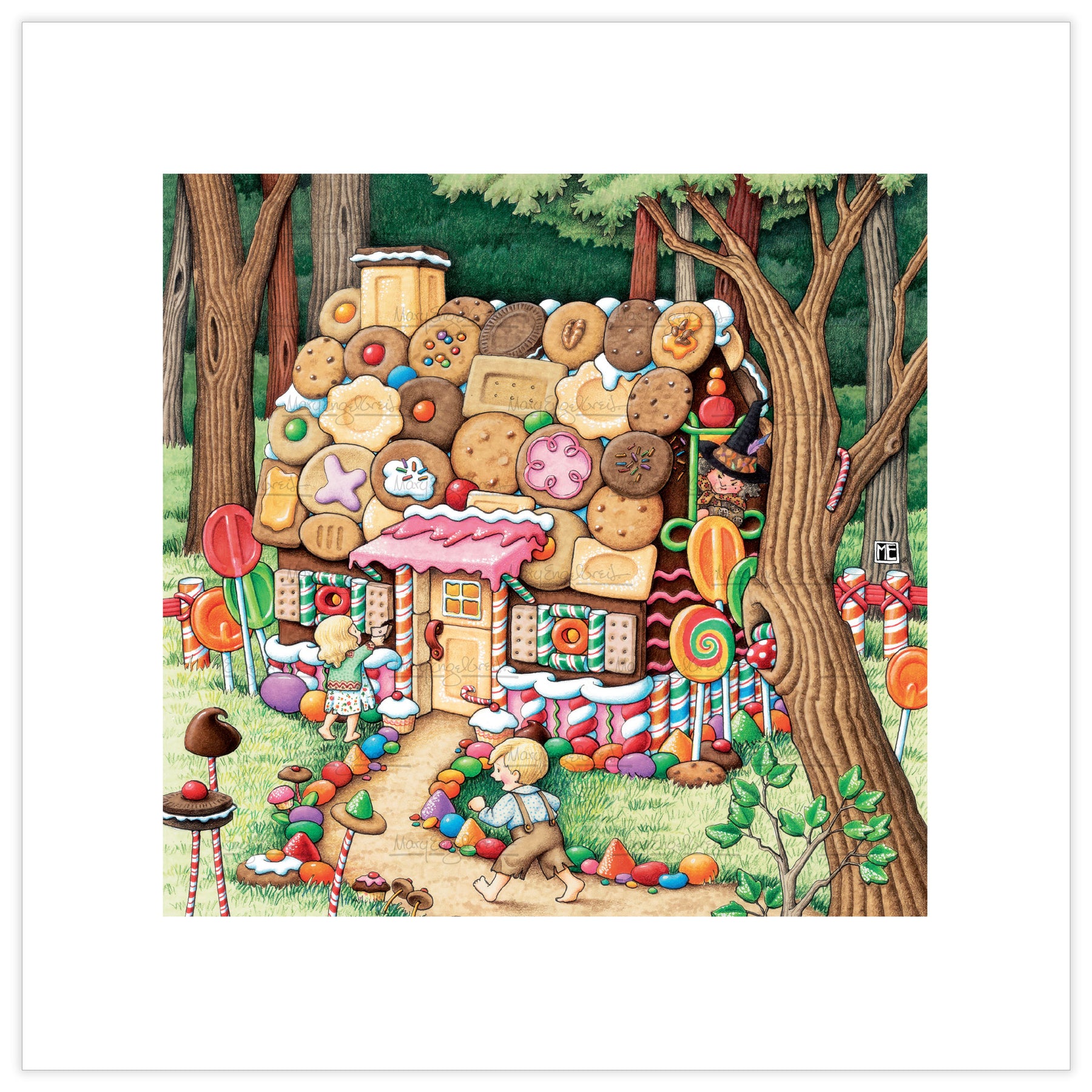 Gingerbread House Fine Art Print