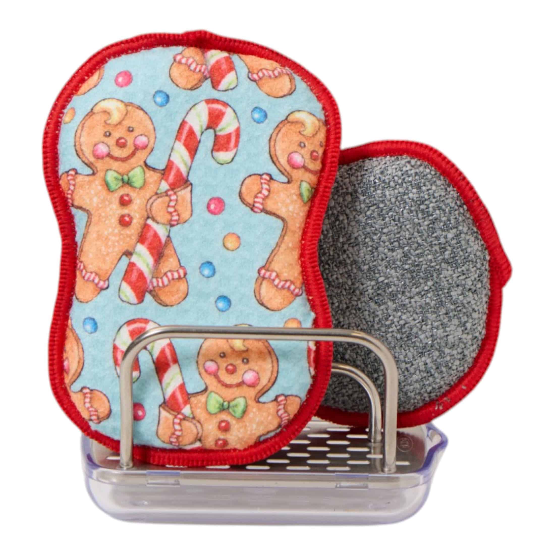 Gingerbread Reusable Sponges