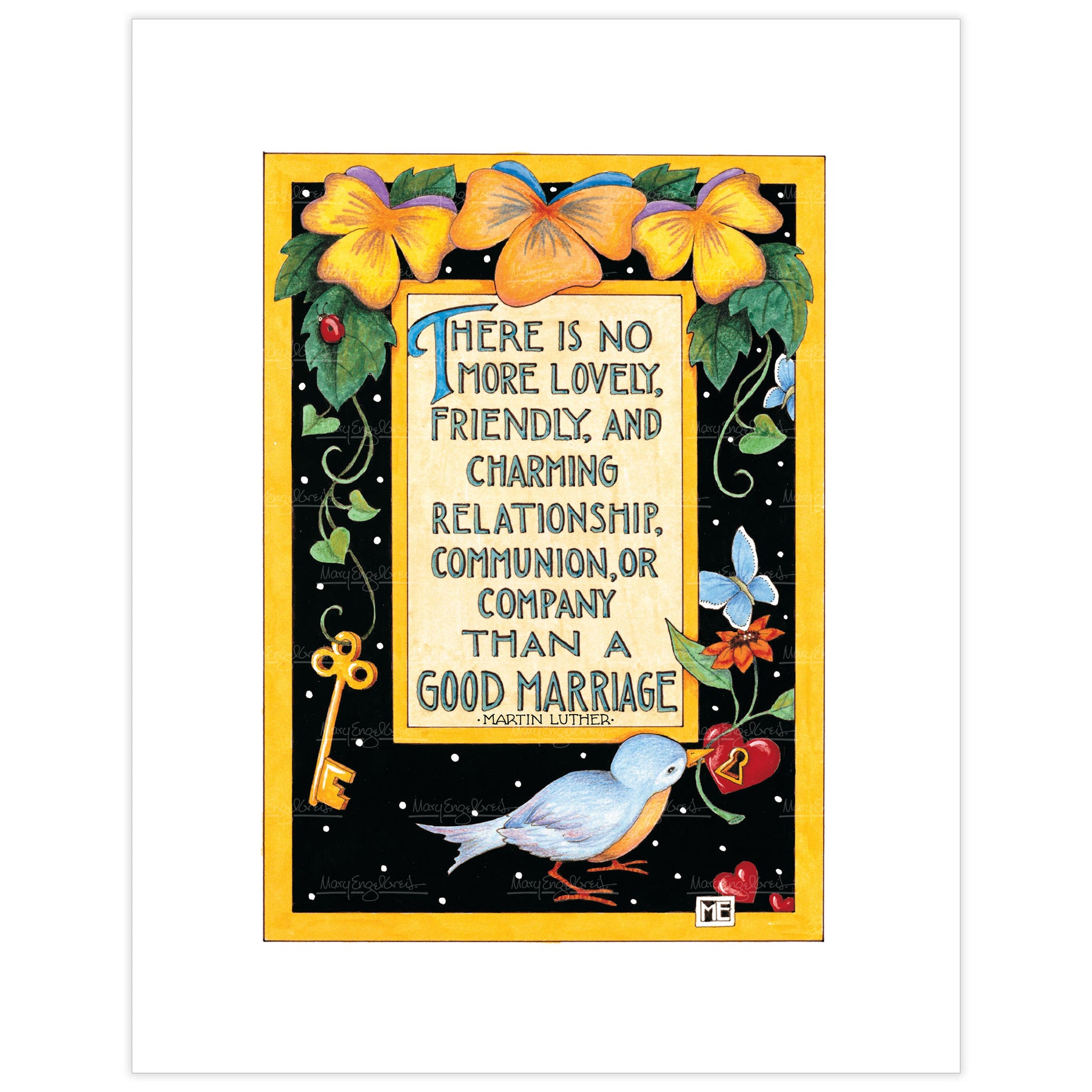 Good Marriage Fine Art Print