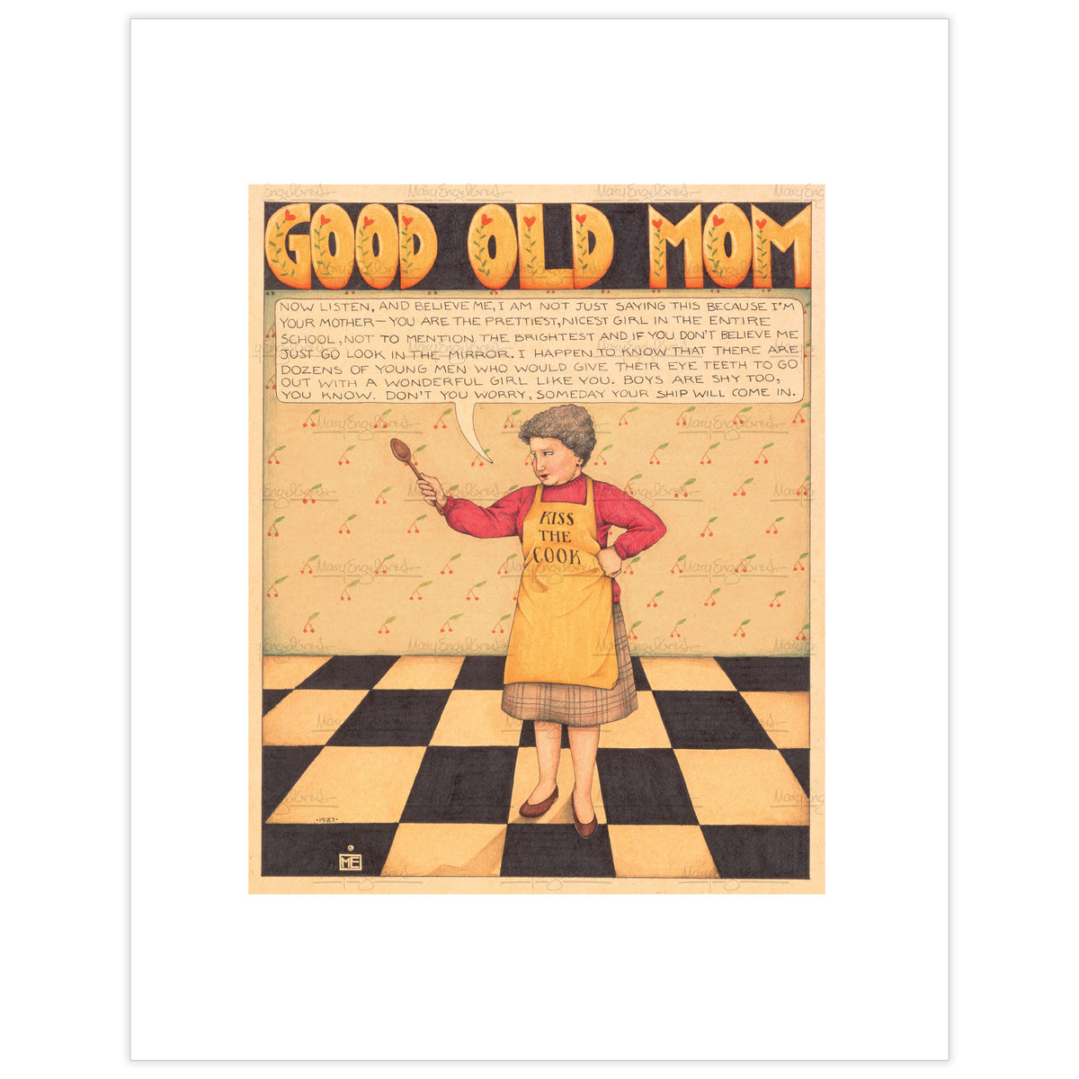 Good Old Mom Fine Art Print