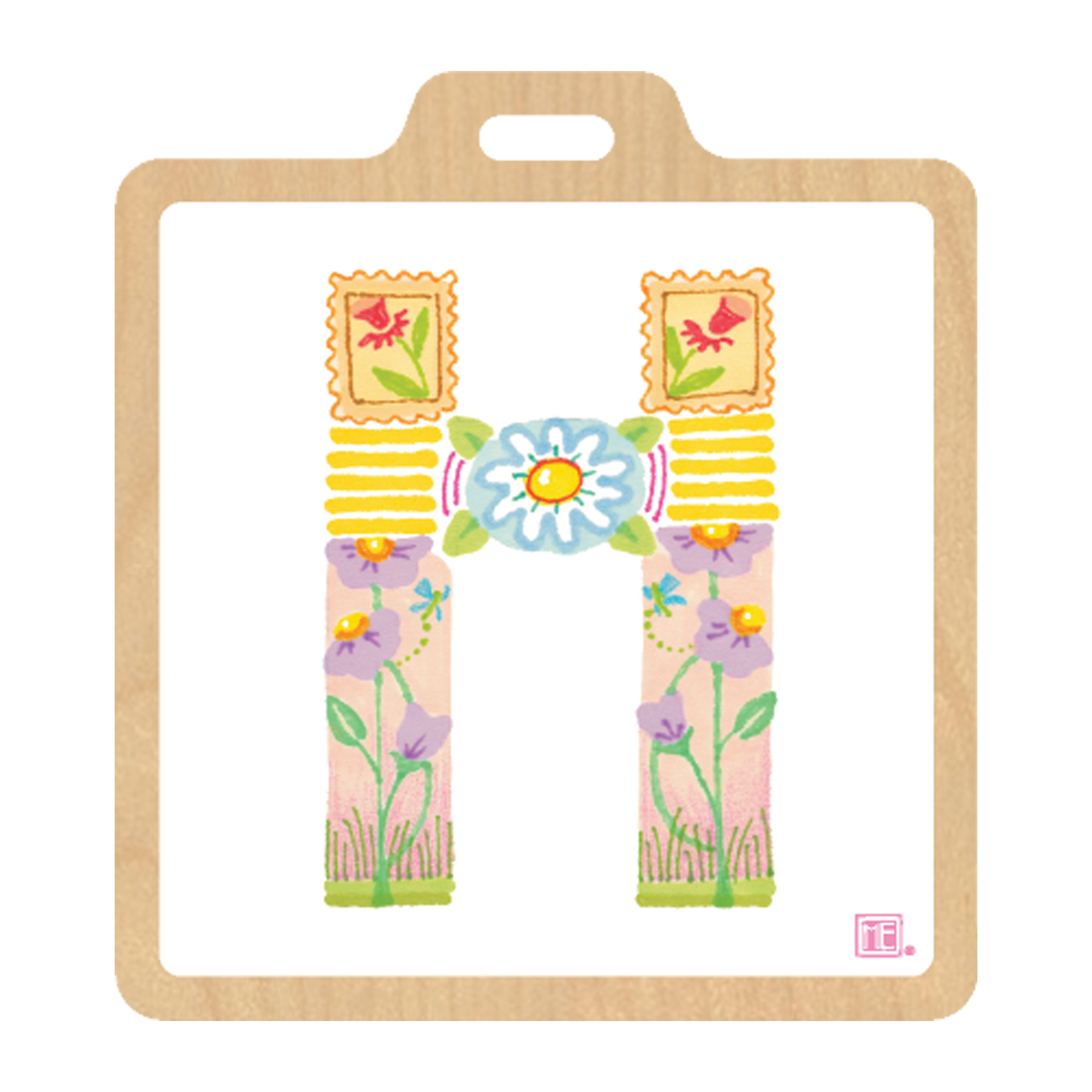 Alphabet Garden Luggage Tag Collection