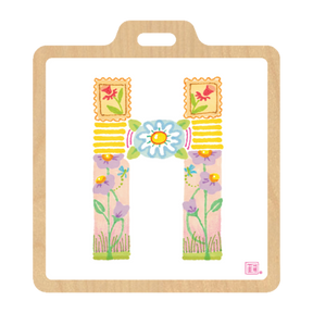 Alphabet Garden Luggage Tag Collection