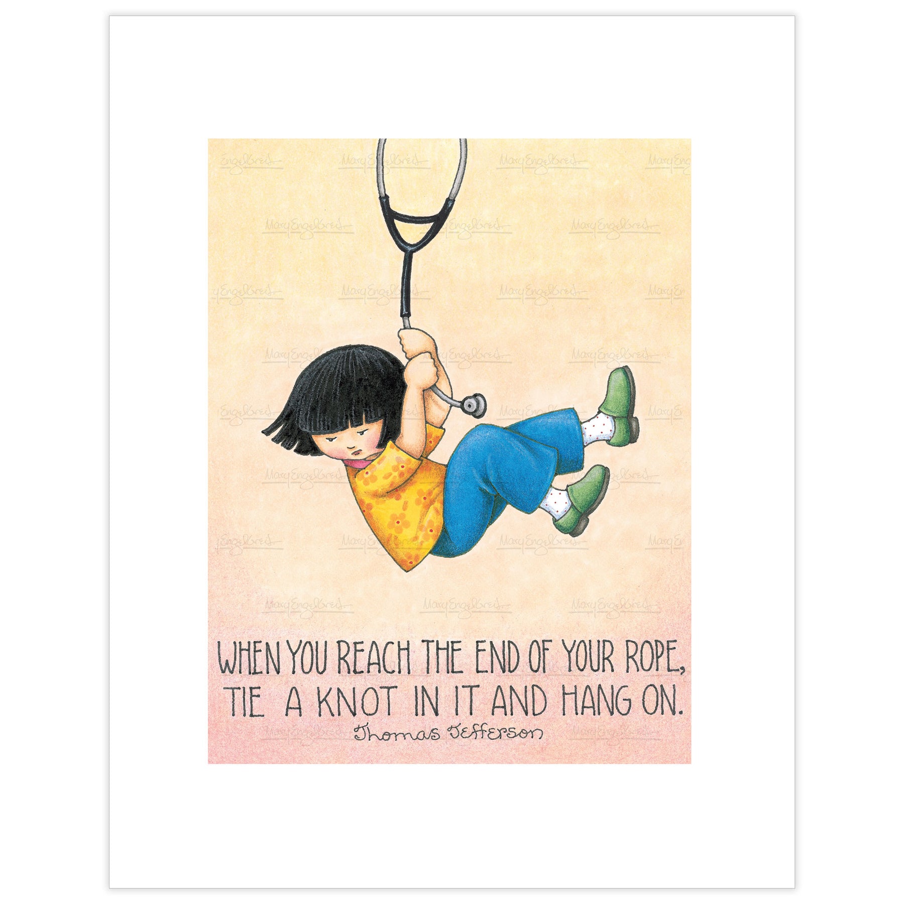 Hang On Fine Art Print