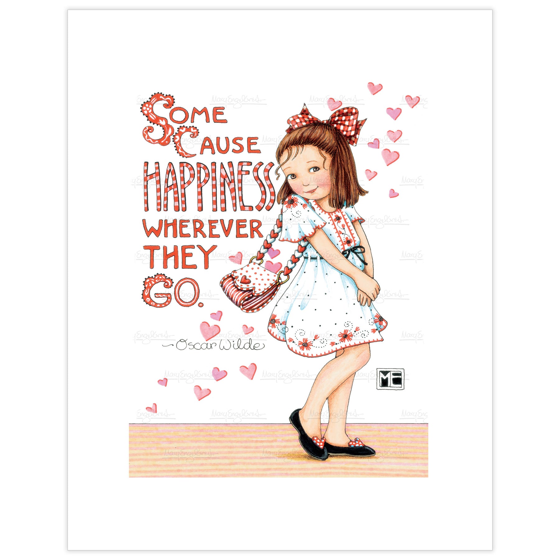 Happiness Go Girl Fine Art Print