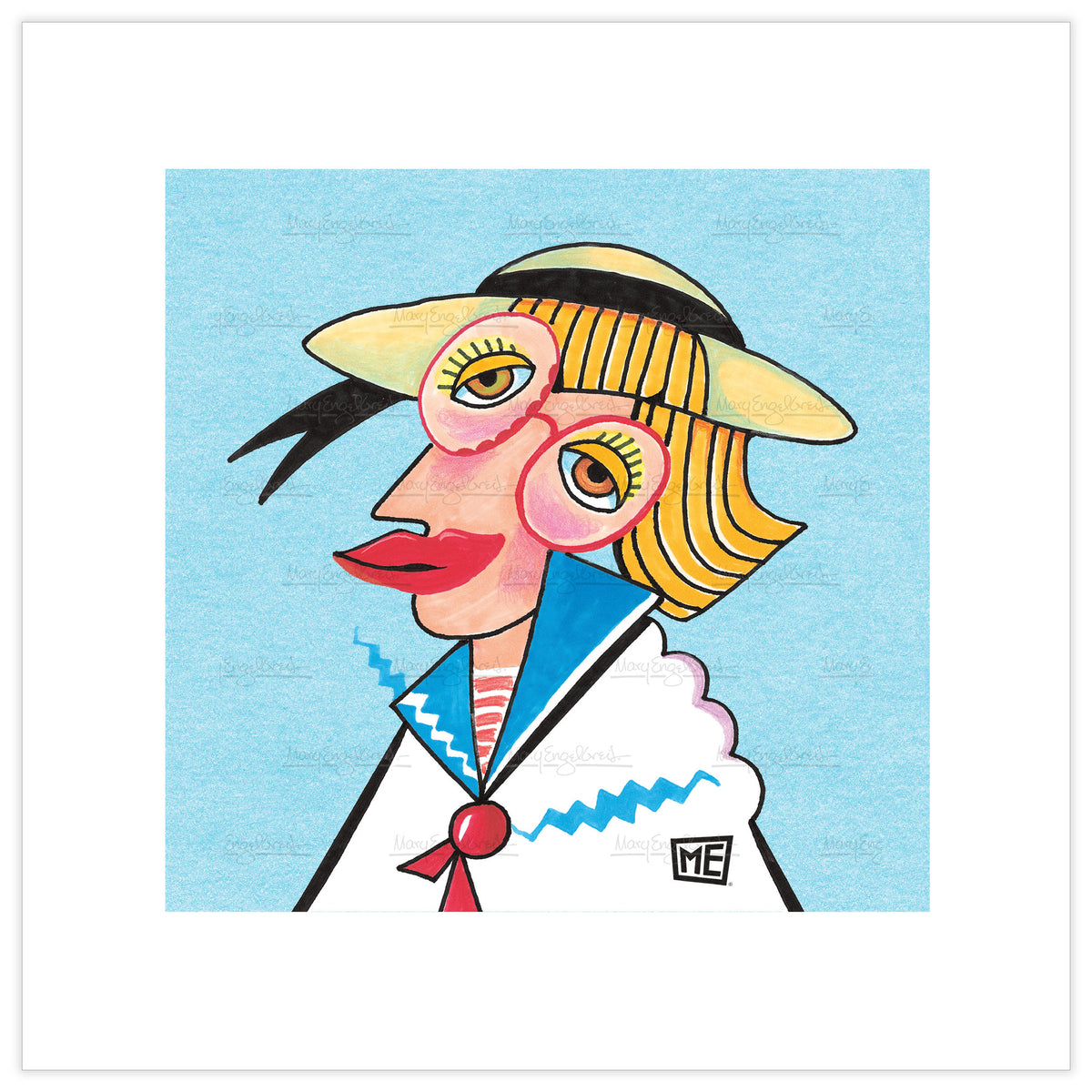 Homage To Picasso Fine Art Print