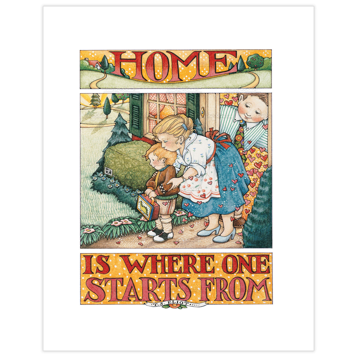 Home Is Where One Starts From Fine Art Print