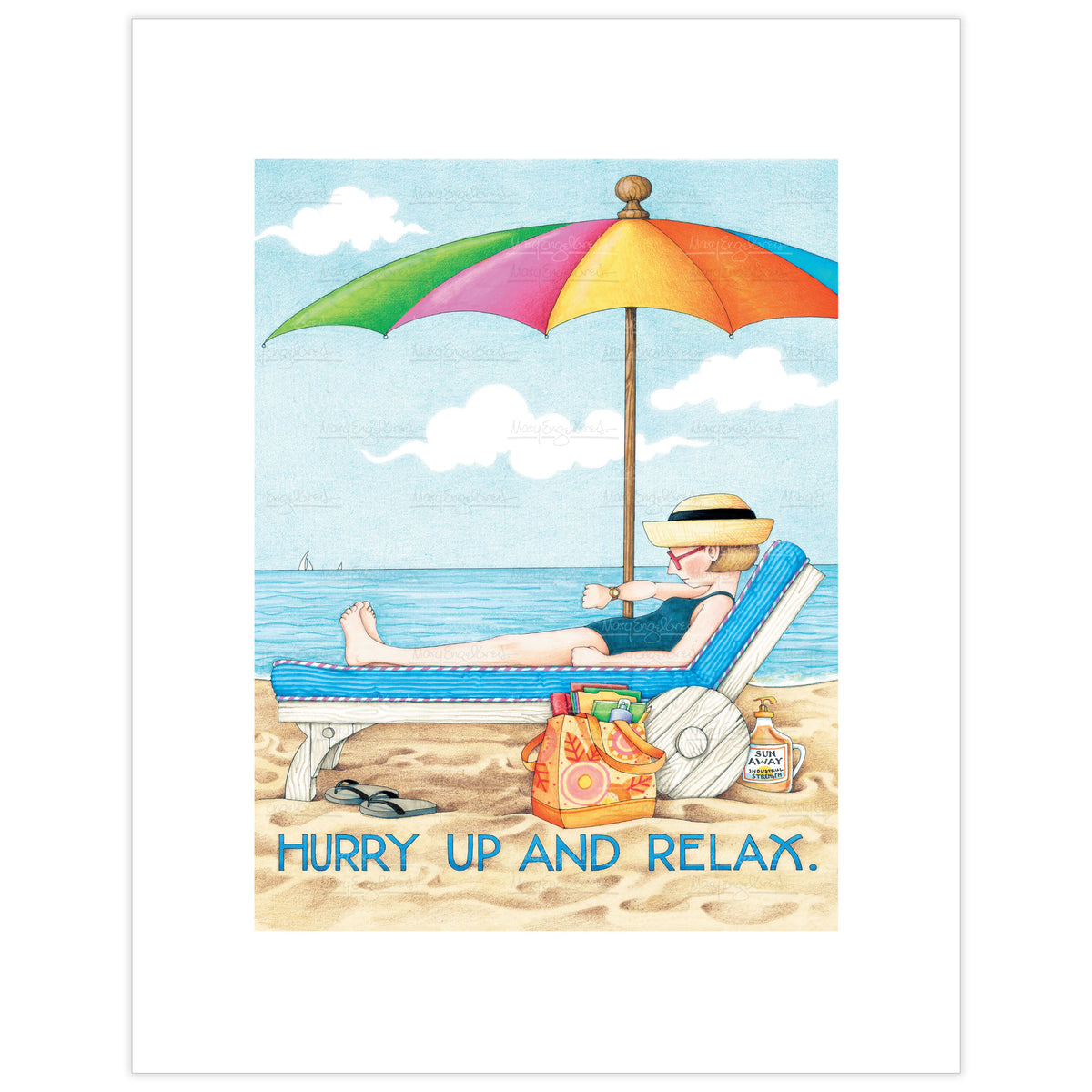 Hurry Up and Relax Fine Art Print