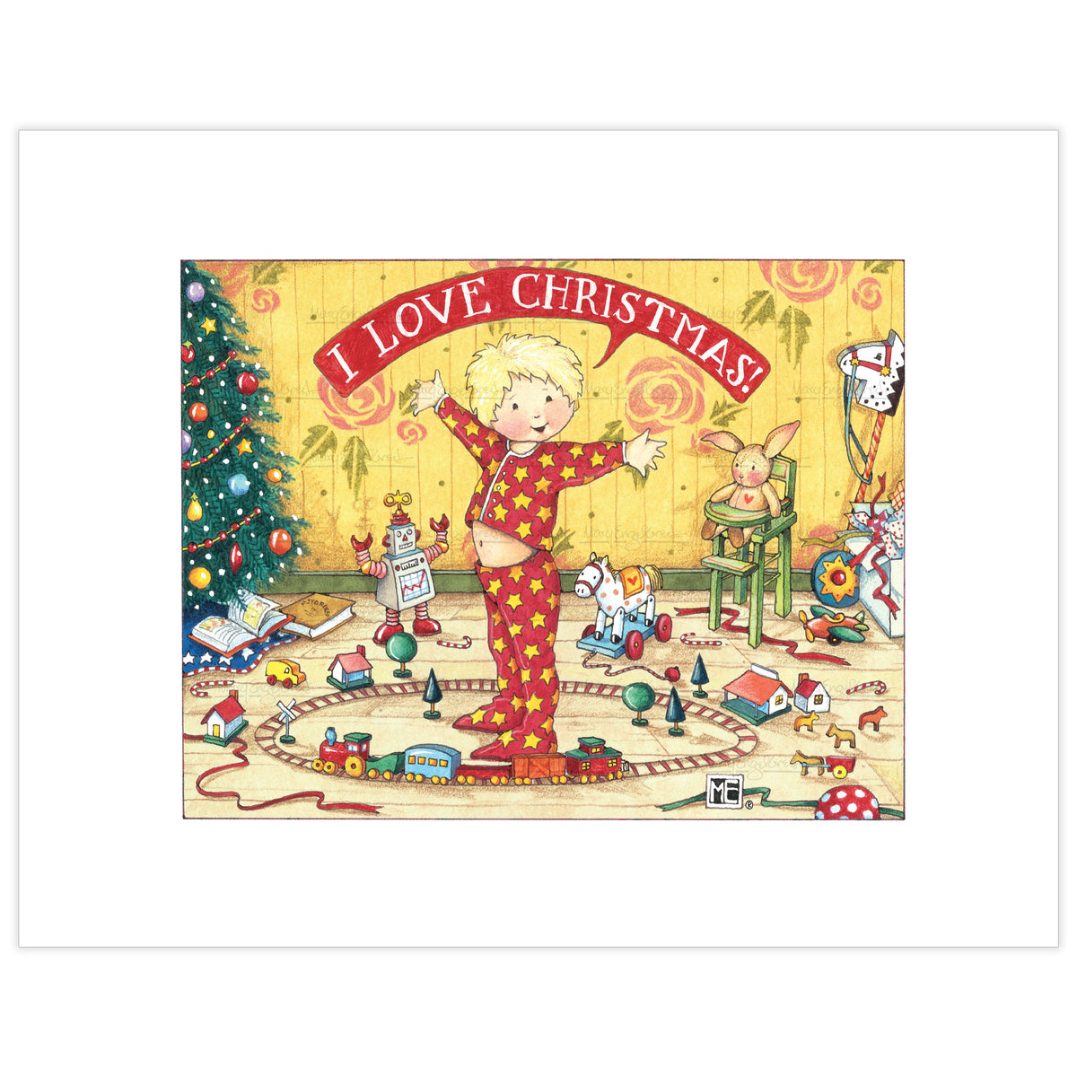 I Love Christmas! Fine Art Print