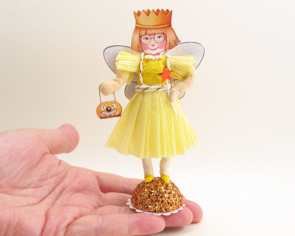 Ann Estelle Yellow Fairy Halloween Figure