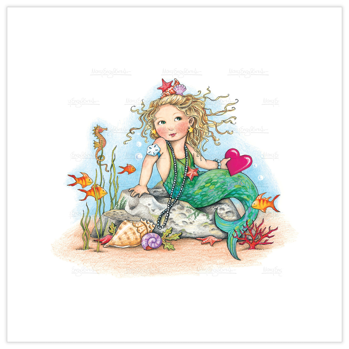 Ickle Ockle Mermaid Fine Art Print