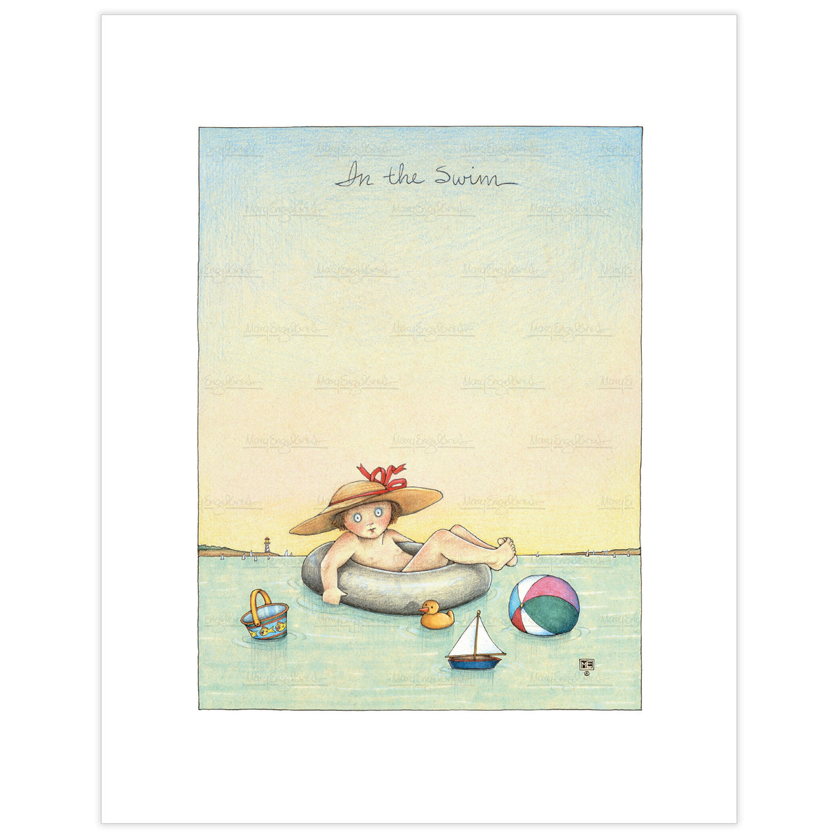 In the Swim Fine Art Print