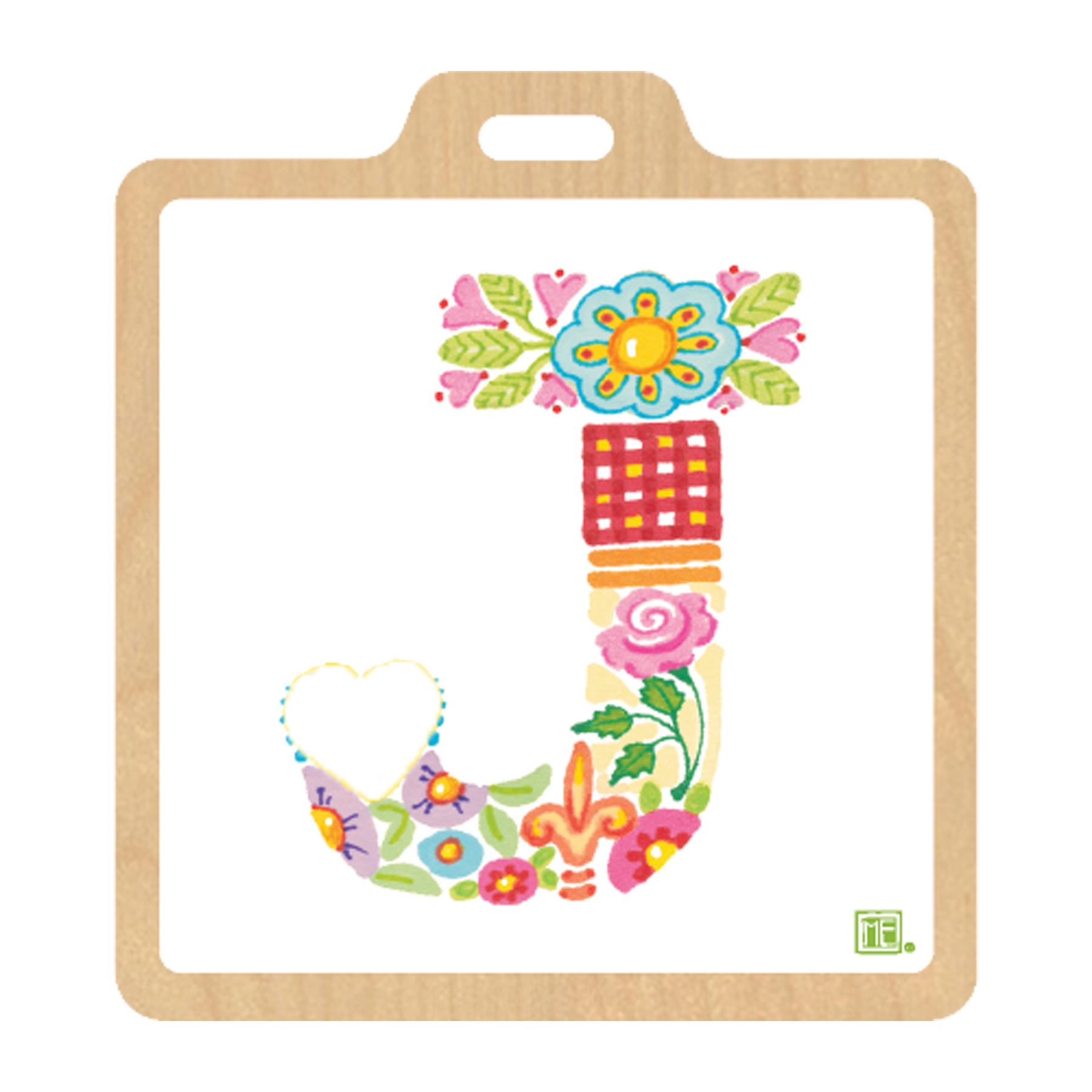 Alphabet Garden Luggage Tag Collection