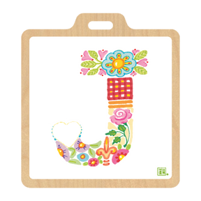 Alphabet Garden Luggage Tag Collection