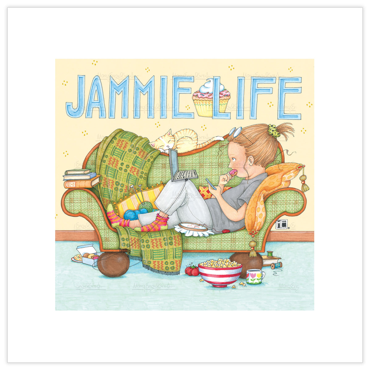 Jammie Life Fine Art Print