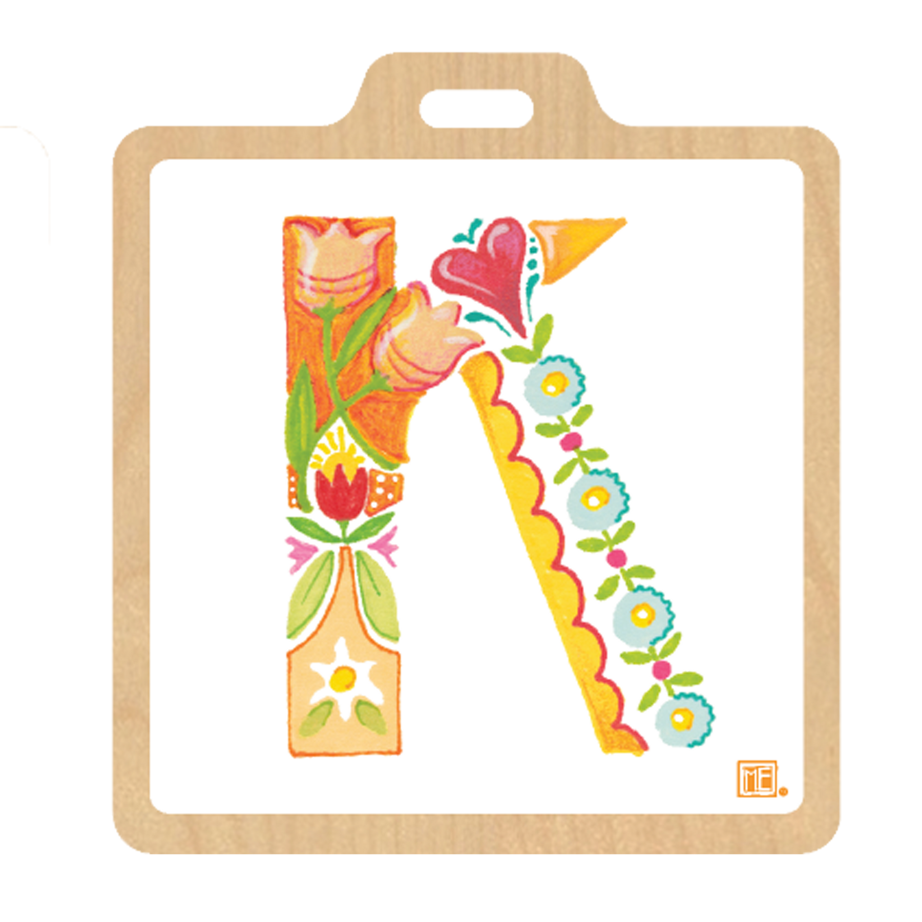 Alphabet Garden Luggage Tag Collection