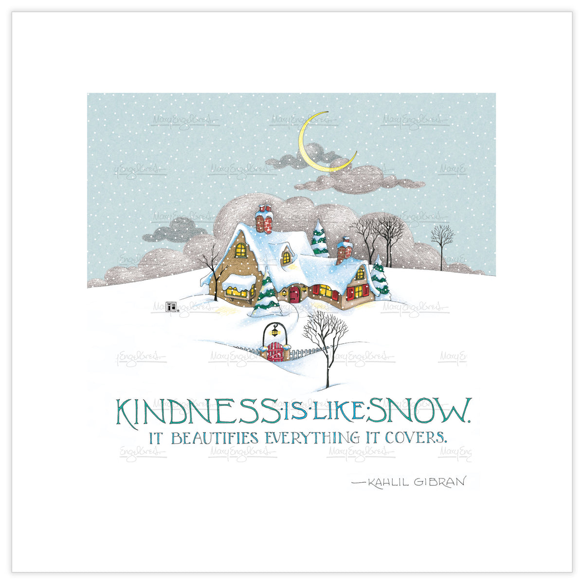 Kindness Snow Fine Art Print