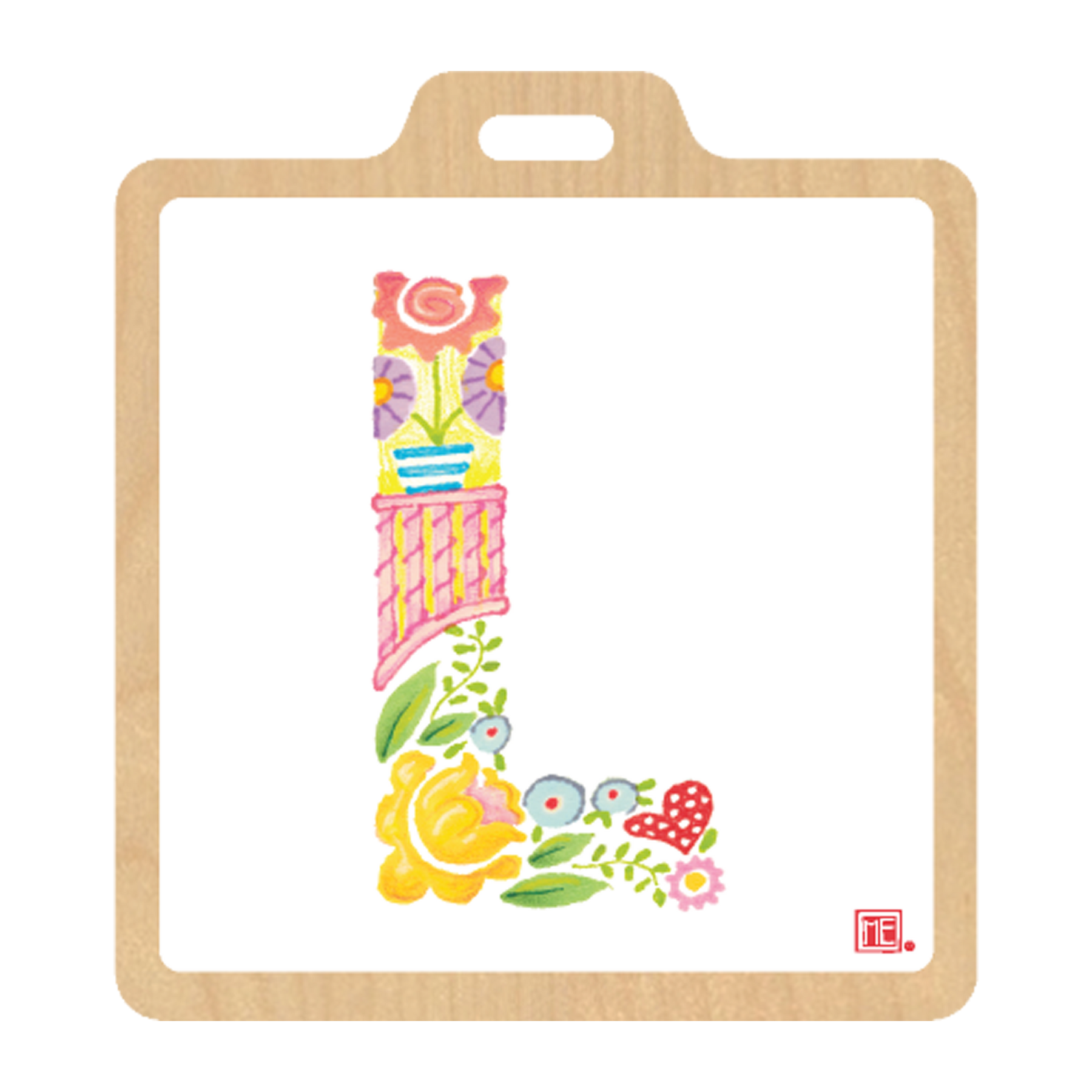 Alphabet Garden Luggage Tag Collection