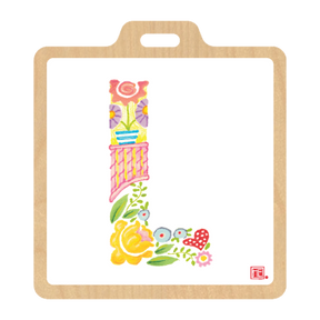 Alphabet Garden Luggage Tag Collection