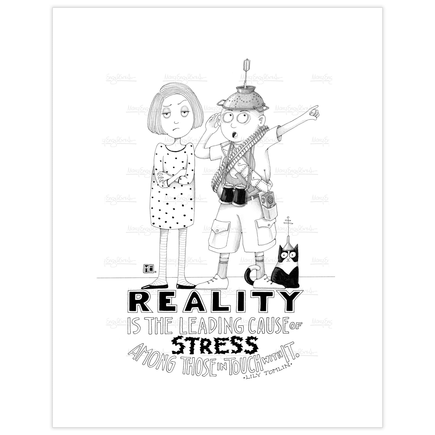 Leading Cause of Stress Fine Art Print