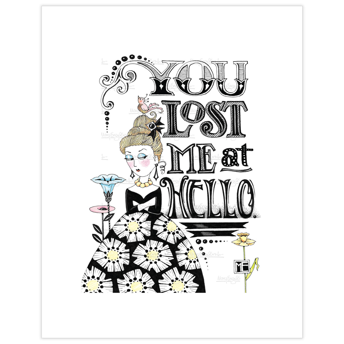 Lost Me Lady Fine Art Print