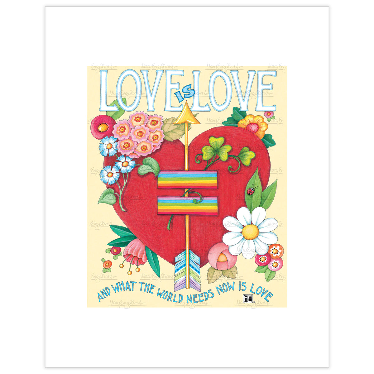 Love World Heart Fine Art Print