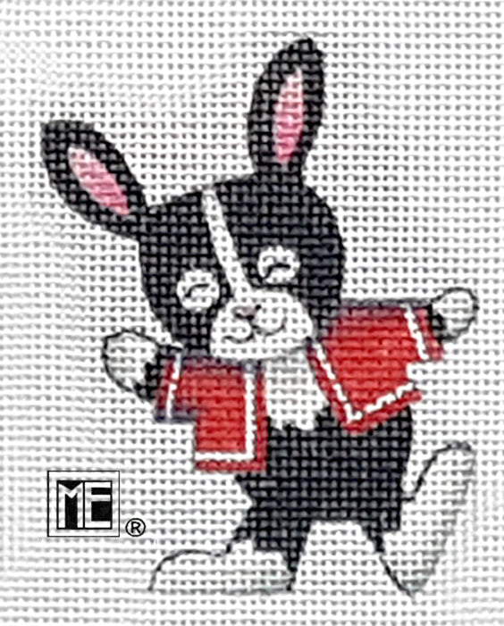 Needlepoint Canvas: Bunny w/ Red Vest
