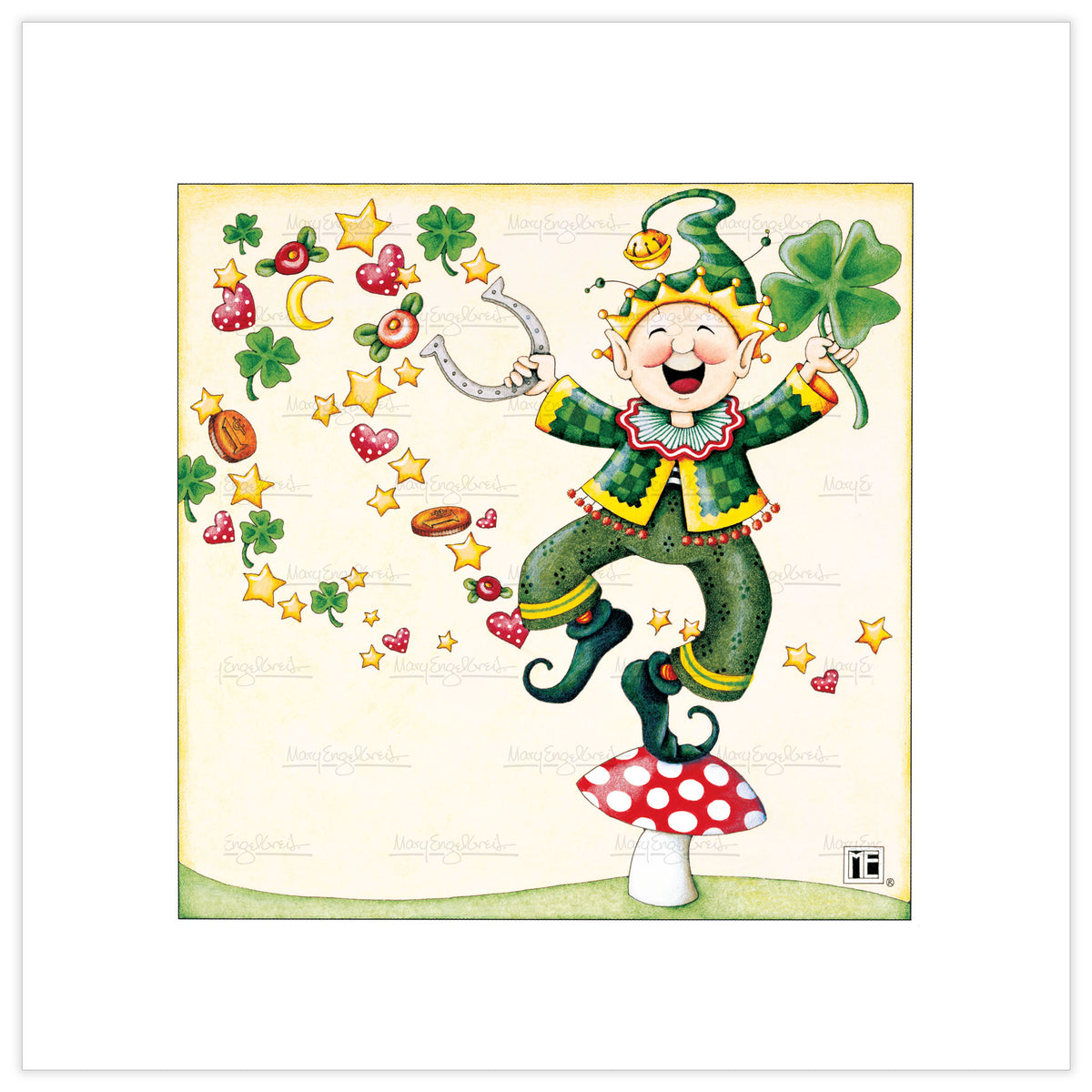 March Leprechaun Fine Art Print