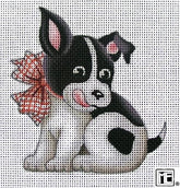 Needlepoint Canvas: Spot the Dog