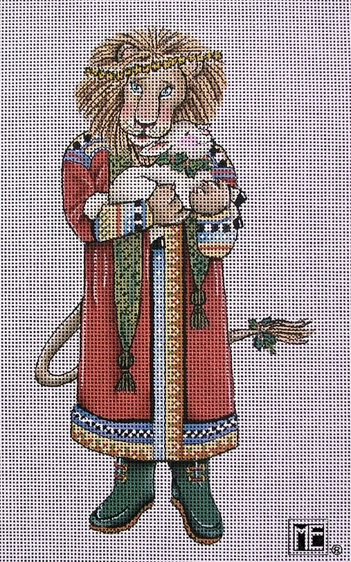 Needlepoint Canvas: Peace Lion and Lamb