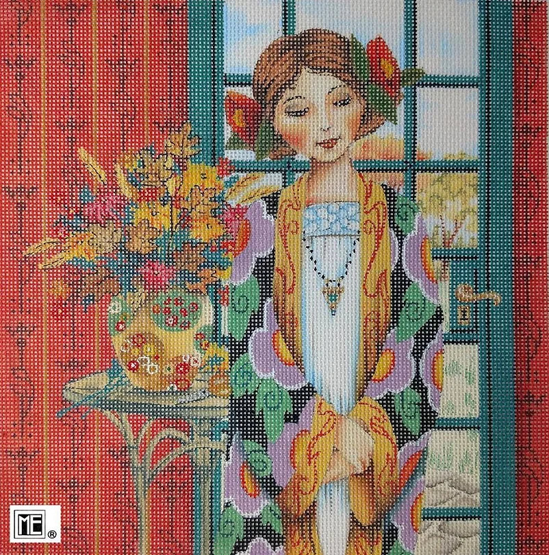 Needlepoint Canvas: Autumn Reflection