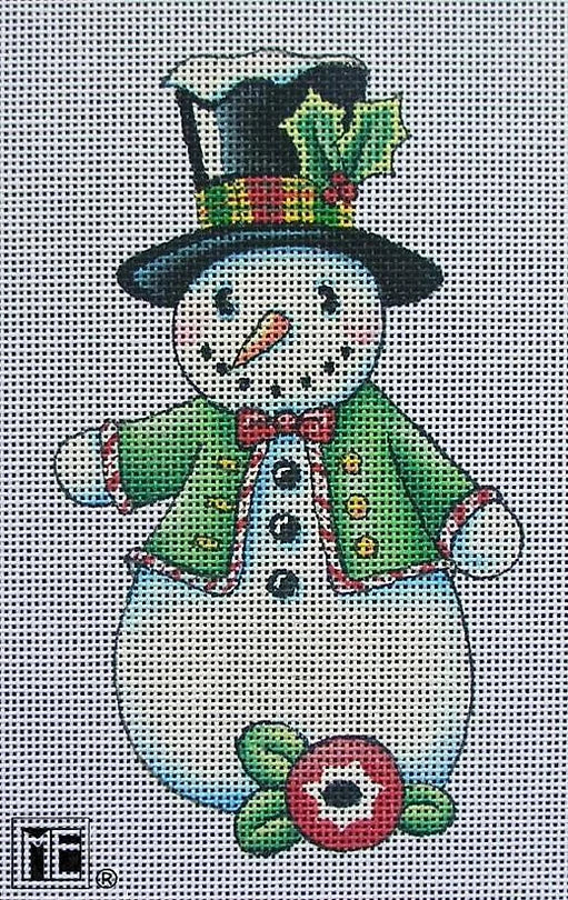 Needlepoint Canvas: Let It Snowman