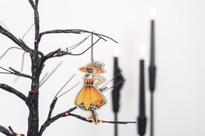 High Witch Couture Wooden Ornament