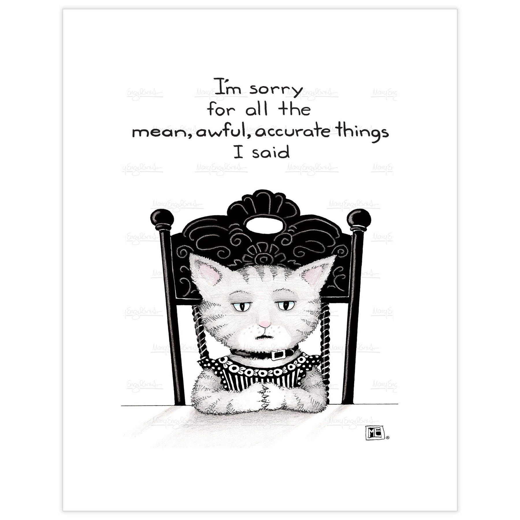 Mean, Awful Things Fine Art Print