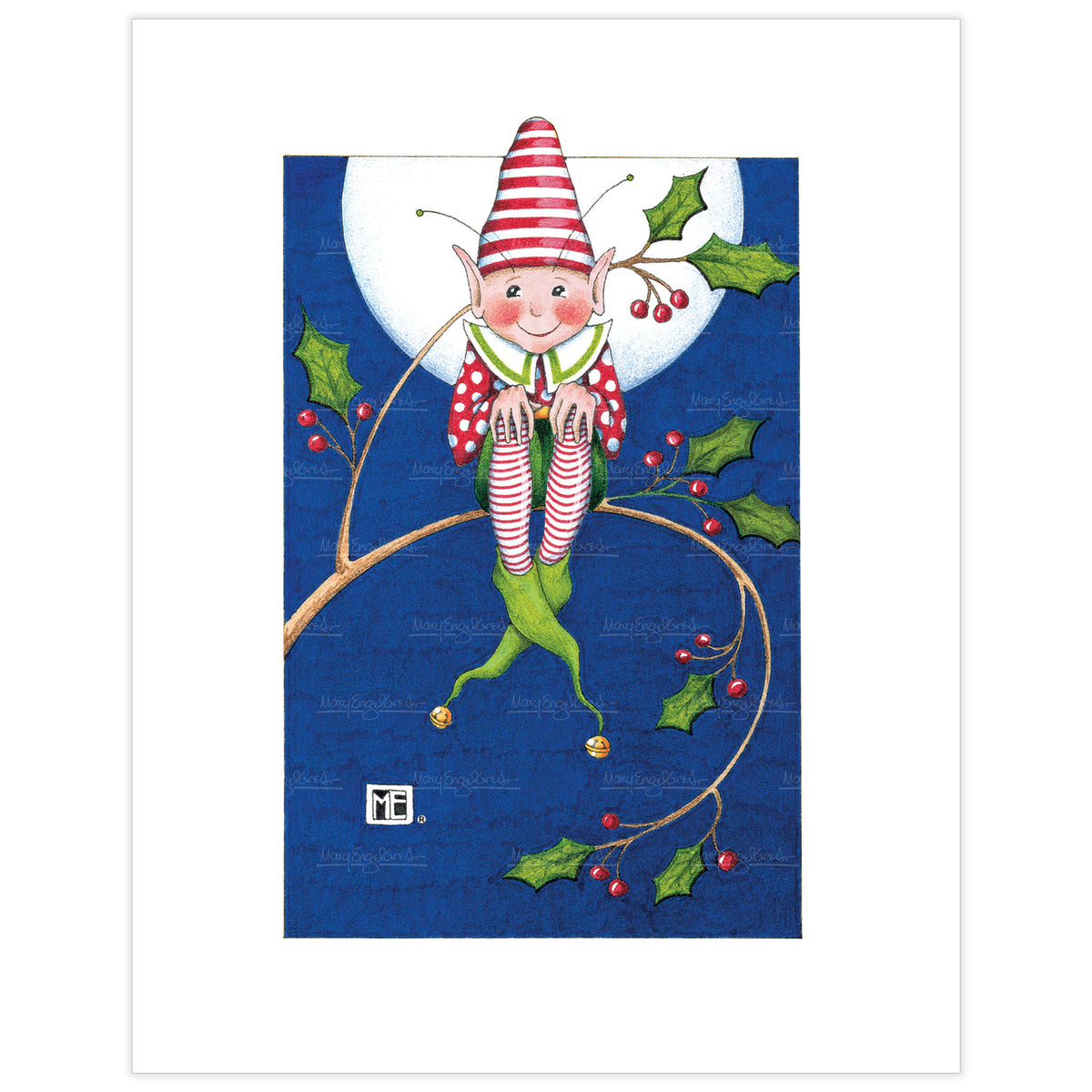 Merry Little Elf Fine Art Print