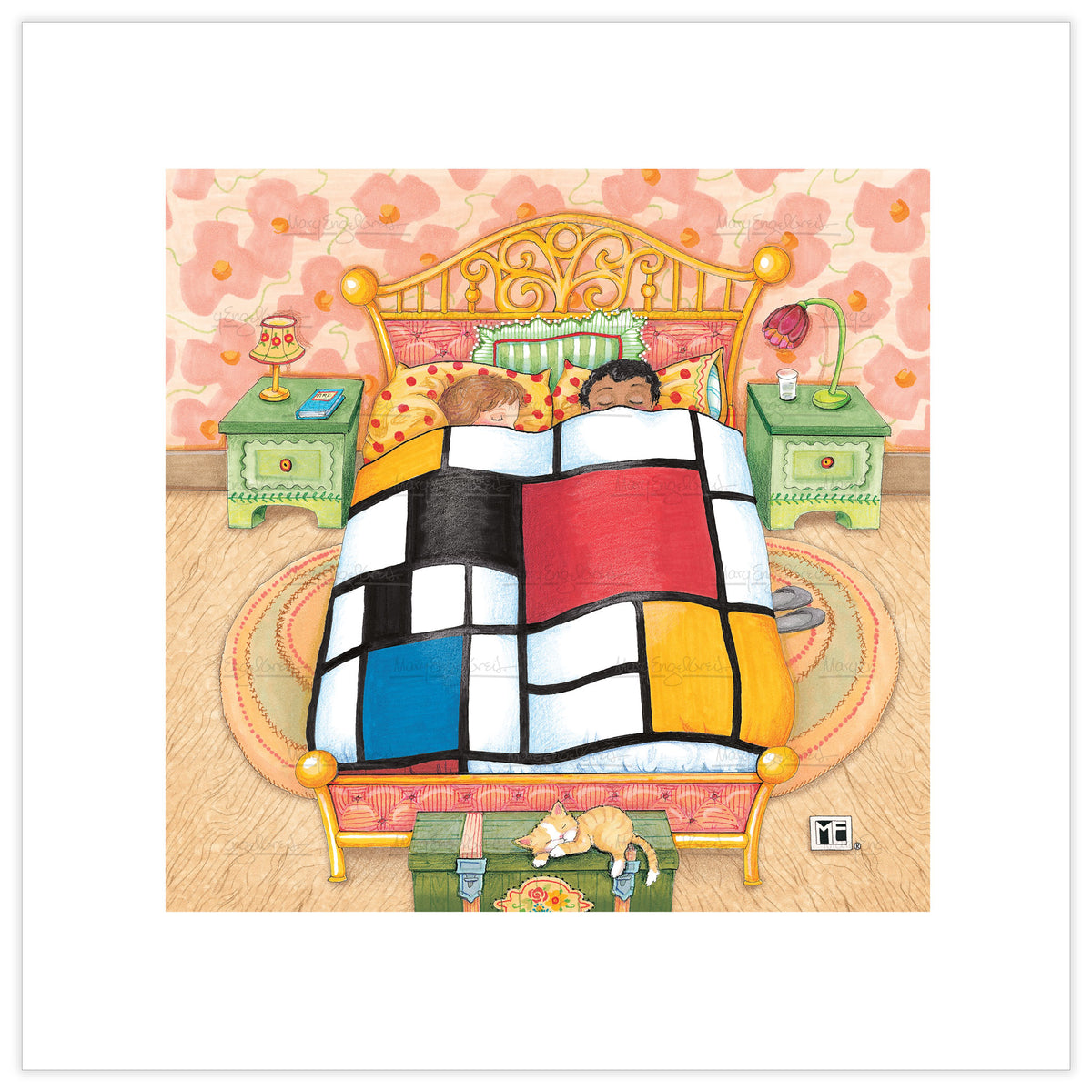 Mondrian Quilt Fine Art Print