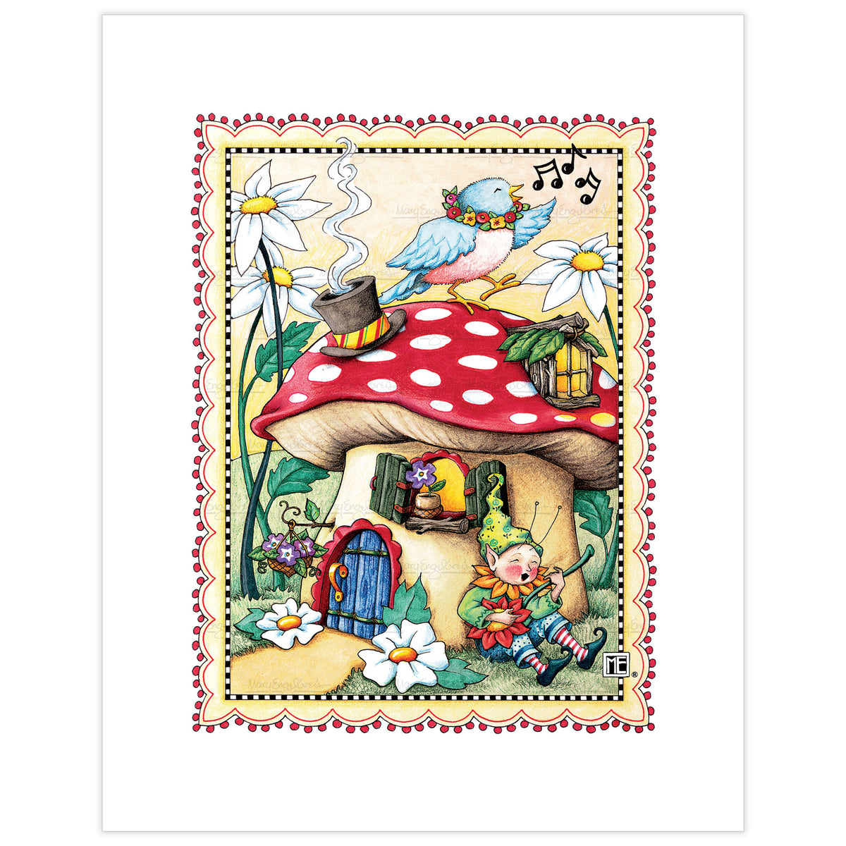 Mushroom House Fine Art Print