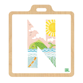 Alphabet Garden Luggage Tag Collection