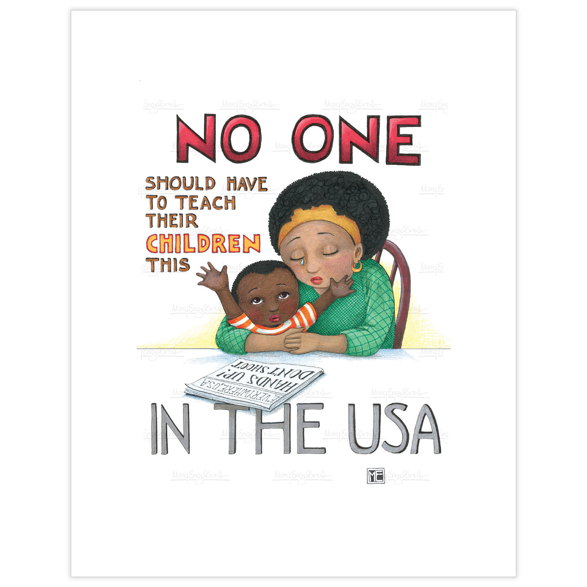 No One Teach Fine Art Print