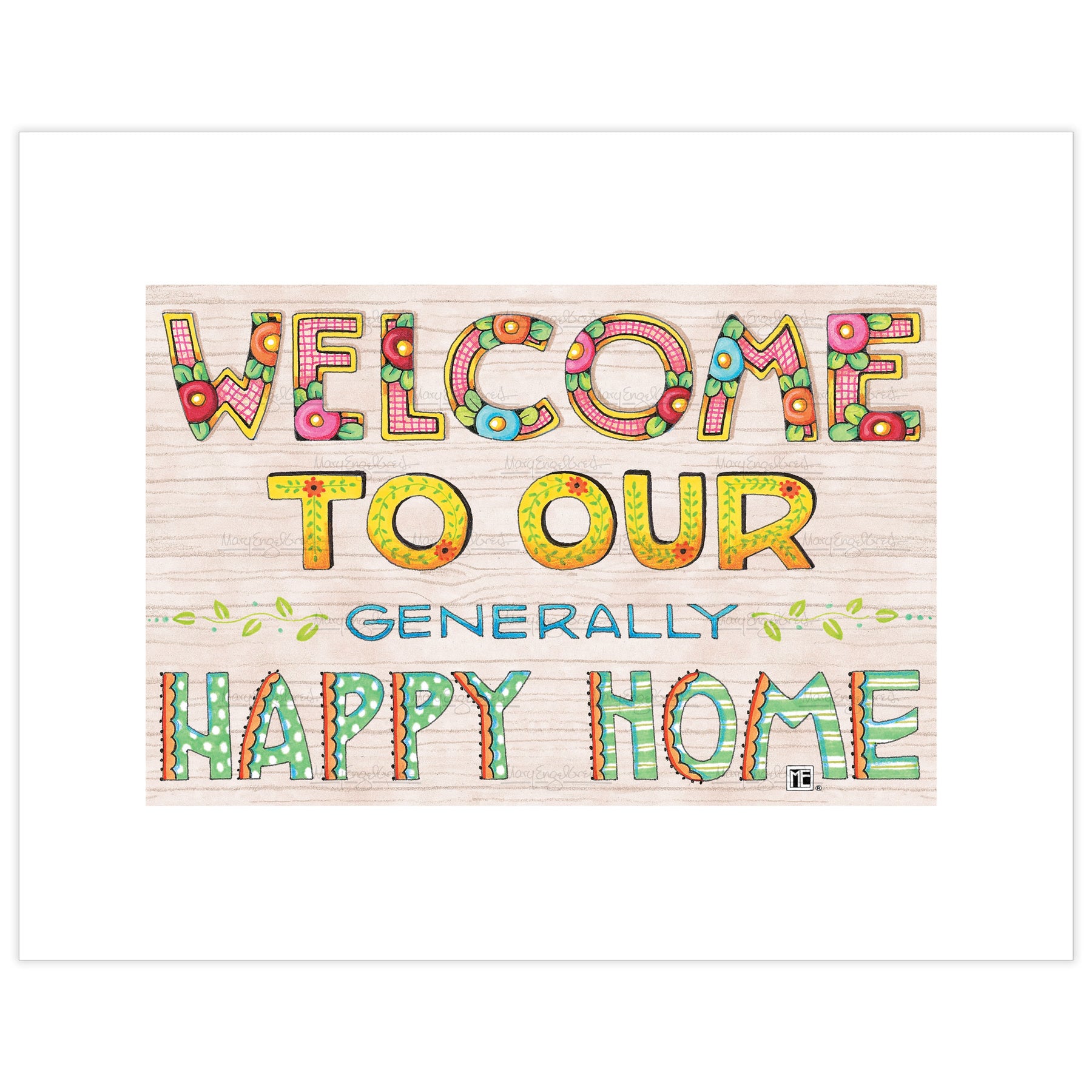 Our Happy Home Fine Art Print